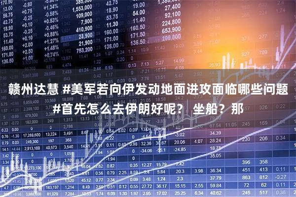 赣州达慧 #美军若向伊发动地面进攻面临哪些问题#首先怎么去伊朗好呢？ 坐船？那